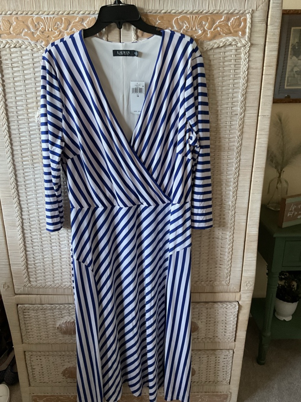 Ralph Lauren ABRIELL 3/4 SLEEVE DAY DRESS - Jersey dress NWT - Picture 9 of 12